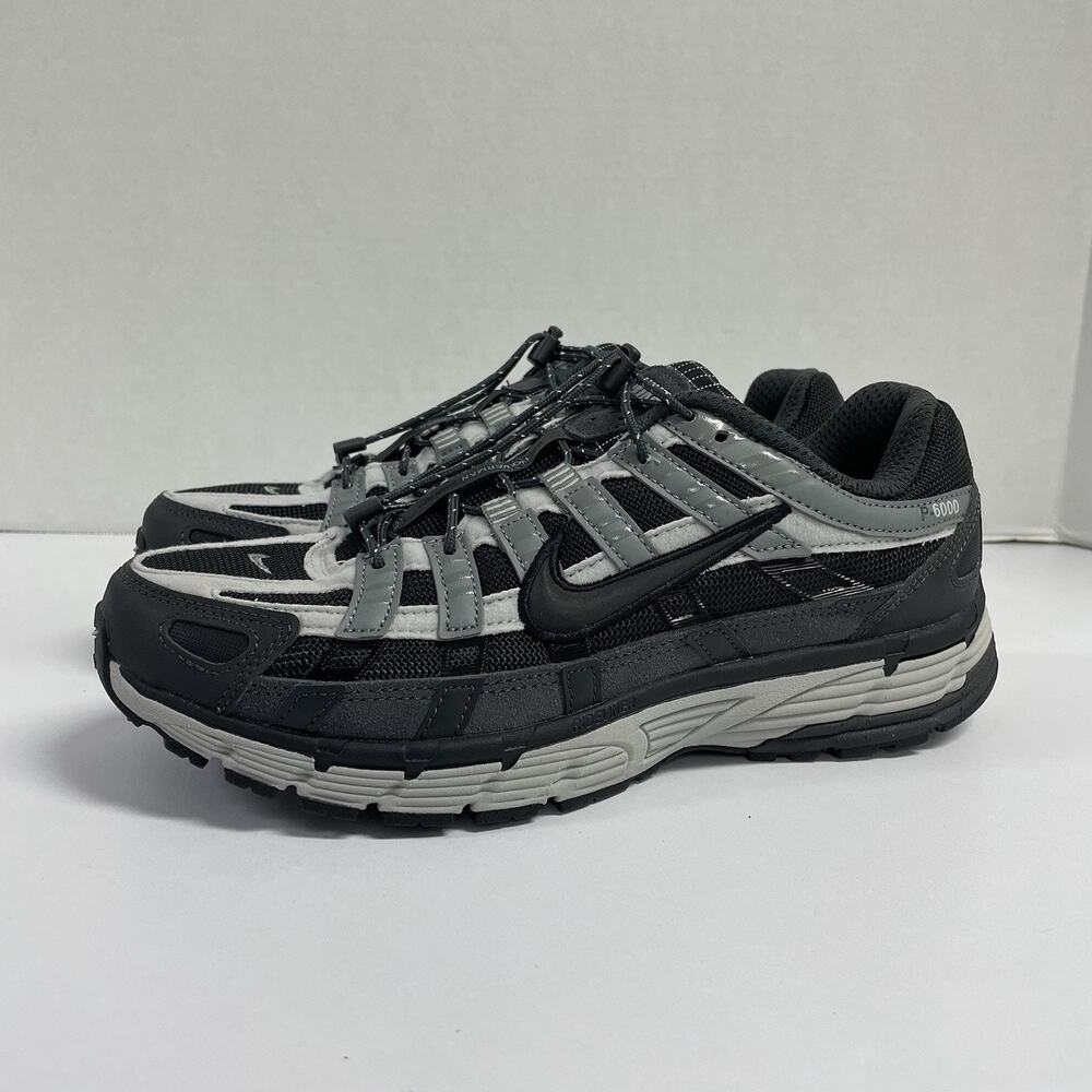 Nike P-6000 Premium Anthracite Smoke Grey HQ3818 001 Size 8 Men Mesh Runner
